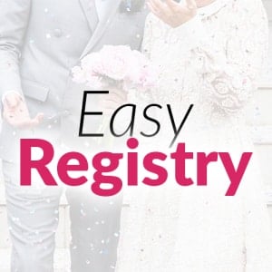 easy wedding gift registry logo